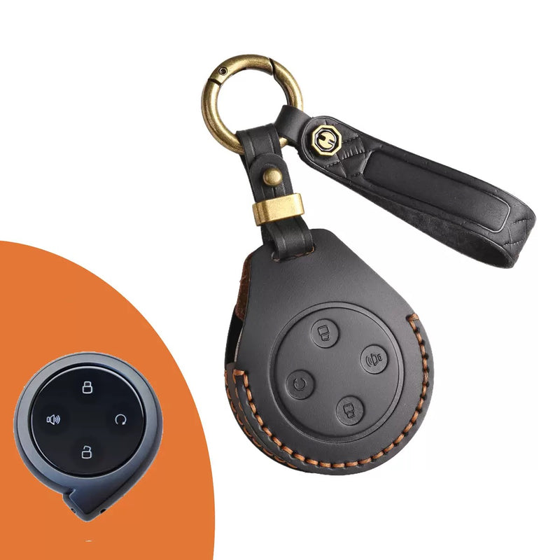 Cargue la imagen en el visor de la galería, Great Wall Handcrafted Genuine Leather Car Key Fob Case Cover For 2023 Great Wall Shanhai Cannon
