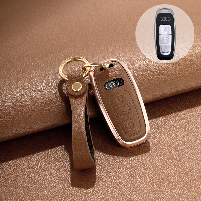 Chargez l&#39;image dans la visionneuse de la galerie, Audi 360° All Inclusive Car Key Fob Case Cover For A3, A4, A5, A6, A7, A8, Q2, Q5, Q7, Q8, e-tron
