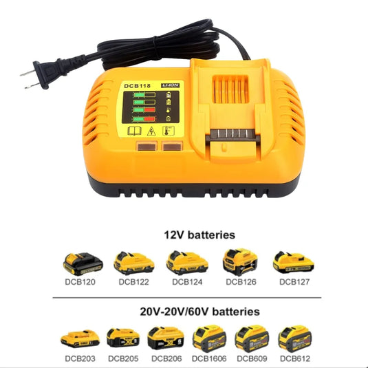 Replacement Charger For Dewalt 12V-20V / 8A Electrical Tool Li-ion Battery - Polar Tech Australia