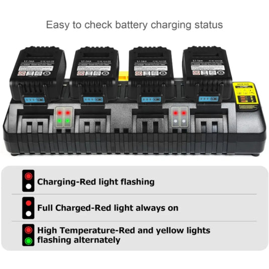 Replacement Charger For Dewalt 12V-20V / 8A Electrical Tool Li-ion Battery - Polar Tech Australia