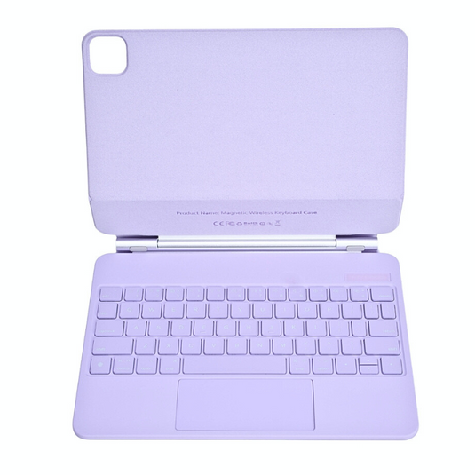 Magic Magnetic Floating Trackpad Wireless 7 Multi-Color Backlit Keyboard Case for Apple iPad Pro 12.9" 3rd/4/5/6th & Air 13” M2/M3 (2024/2025)