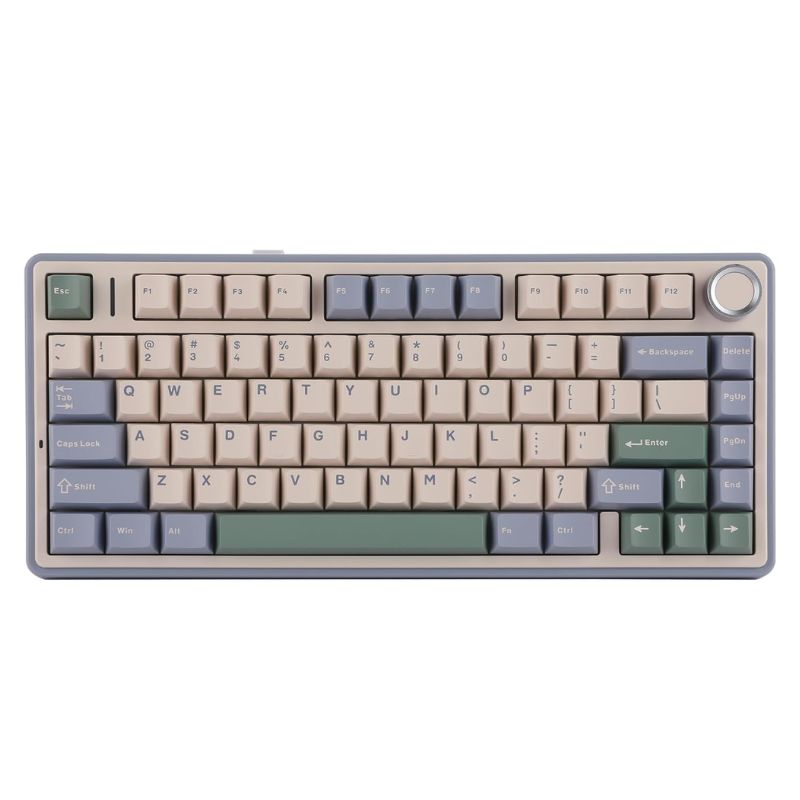 Chargez l&#39;image dans la visionneuse de la galerie, Aula F75 Gasket Mechanical Keyboard, 75% Wireless Hot Swappable Gaming Keyboard with Five-Layer Padding&amp;Knob, Bluetooth/2.4GHz/USB-C, RGB
