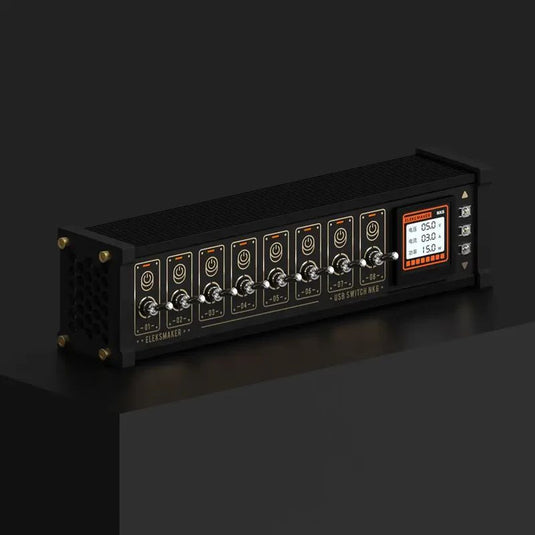 Eleksmaker NK6 USB Data Hub with Individual LED Power Switches & Voice Control RGB Light