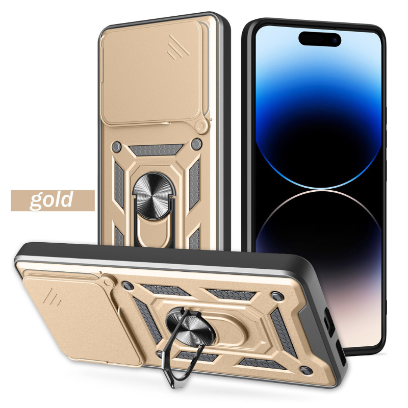 Chargez l&#39;image dans la visionneuse de la galerie, [Built-in Metal Kickstand][With Lens Cover] Nothing Phone (3a)/Pro Full-Cover Shockproof Protective Case - Polar Tech Australia
