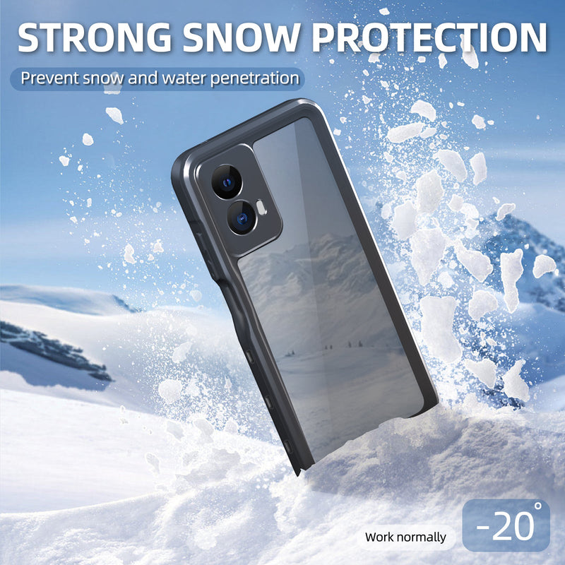 Cargue la imagen en el visor de la galería, [A-Series] Motorola Moto G 5G (2024) - Redpepper Full Covered Waterproof Heavy Duty Tough Armor Case - Polar Tech Australia

