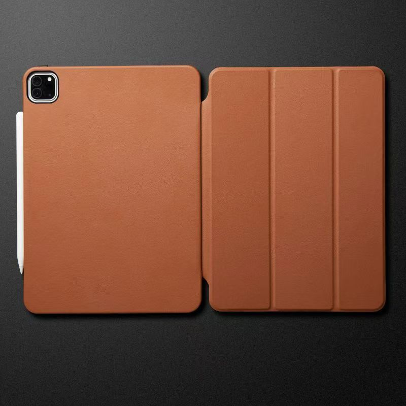 Chargez l&#39;image dans la visionneuse de la galerie, Apple iPad Pro 11-inch 4th Gen (2022) Genuine Leather Full-protection Shockproof Case - Polar Tech Australia
