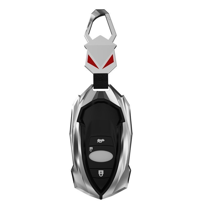 Cargue la imagen en el visor de la galería, Subaru Mech-style Metal + TPU Full Protection Car Key Fob Case Cover For Outback, Forester, Impreza, WRX, XV, Crosstrek, Legacy
