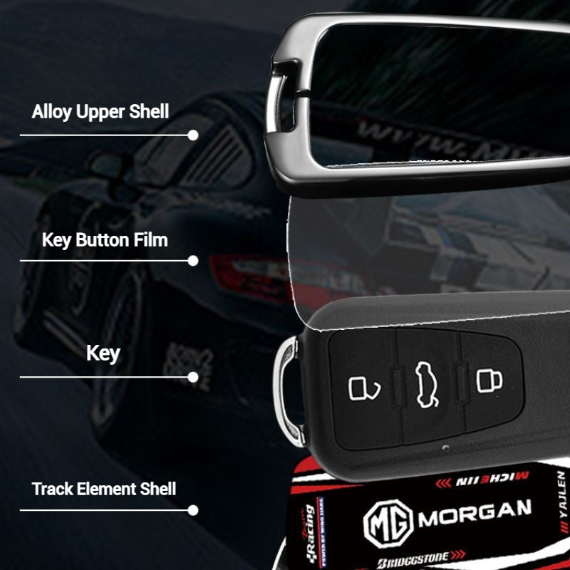 Cargue la imagen en el visor de la galería, MG Stylish Racing-inspired Design Car Key Fob Case Cover For MG5, MG7, MG GT, MG GS, MG ZS, MG 360
