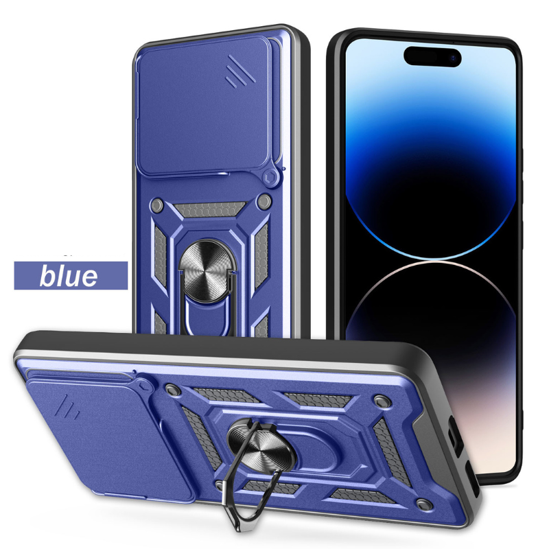 Chargez l&#39;image dans la visionneuse de la galerie, [Built-in Metal Kickstand][With Lens Cover] Nothing Phone (3a)/Pro Full-Cover Shockproof Protective Case - Polar Tech Australia
