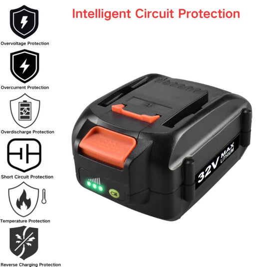 [WA3537] Worx WG175 WG175.1 WG275 (32V) - Replacement Electrical Tool Li-ion Battery - Polar Tech Australia