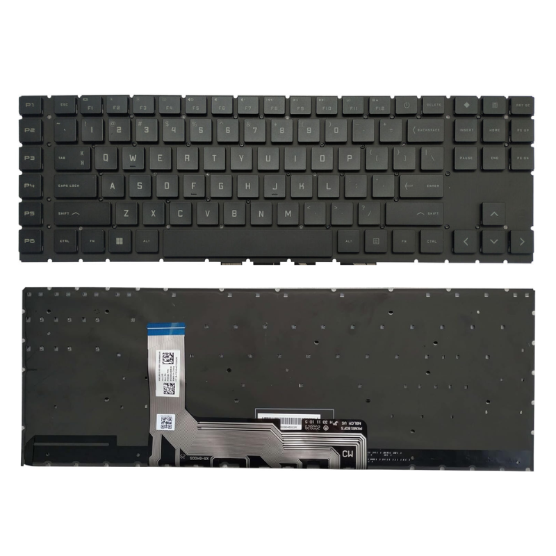 Cargue la imagen en el visor de la galería, HP TPN-Q236 TPN-Q265 TPN-Q267 TPN-Q238 TPN-Q281 15-EN 15-EK 16-B 16-N 16-C Series - Laptop Keyboard With Back Light US Layout - Polar Tech Australia
