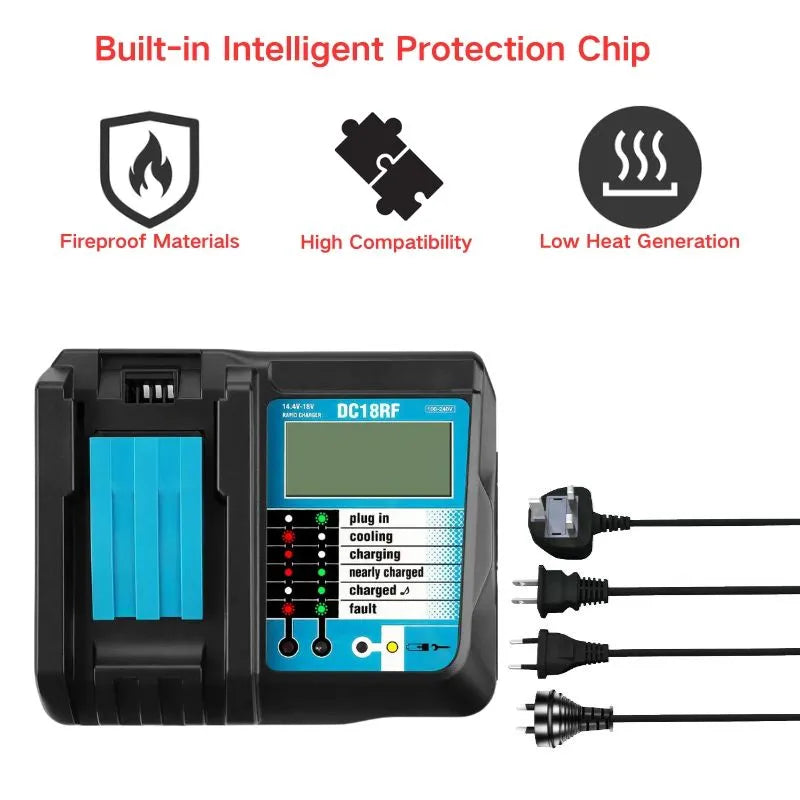 Load image into Gallery viewer, Replacement Charger For Makita 14.4V-18V / 3.5A Electrical Tool Li-ion Battery - Polar Tech Australia
