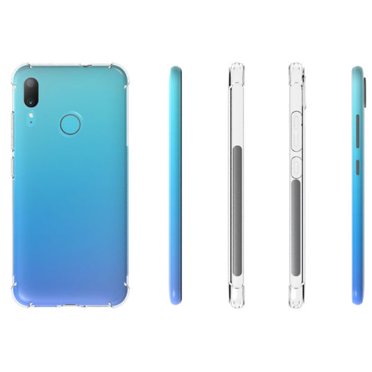 Motorola Moto E6 Plus - AirPillow Cushion Transparent Soft Clear TPU Four Corners Protective Case - Polar Tech Australia