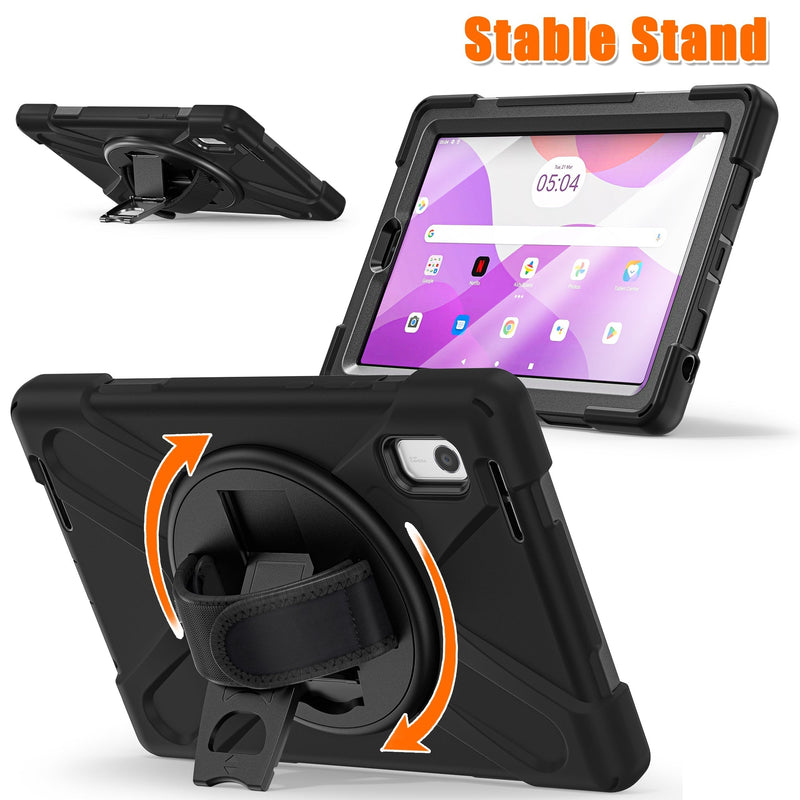 Chargez l&#39;image dans la visionneuse de la galerie, Lenovo Tab M8 8&quot; inch 2020 (TB-8705) 360 Rotation Heavy Duty Kid Friendly Handle Case - Polar Tech Australia
