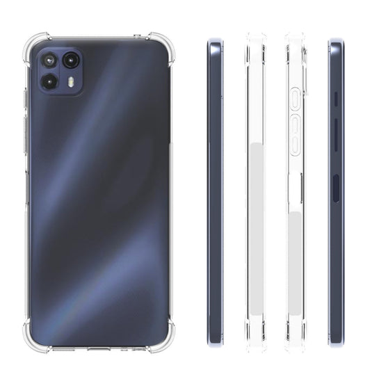 Motorola Moto G50 5G - AirPillow Cushion Transparent Soft Clear TPU Four Corners Protective Case - Polar Tech Australia