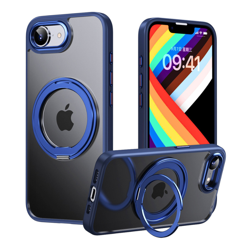Chargez l&#39;image dans la visionneuse de la galerie, [Magsafe Compatible][360° Rotating Stand] Apple iPhone 16e Matte Shockproof Essentials Series Case - Polar Tech Australia
