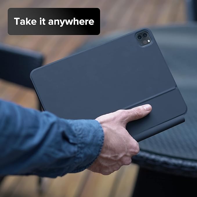 Cargue la imagen en el visor de la galería, [With Touchpad][Magic Keybord] Apple iPad Pro 11&quot; (1st/2nd/3rd/4th Gen 2018/2020/2021/2022) ipad Air 10.9&quot; 4/5th Gen (2020/2022) iPad Air 11&#39;&#39; 6th Gen (2024) - Precision Multi-Touch Trackpad Magnetic Smart Wireless Keyboard Case With Backlit Keys - Polar Tech Australia
