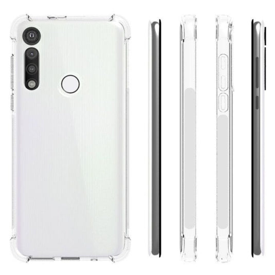 Motorola Moto G Fast - AirPillow Cushion Transparent Soft Clear TPU Four Corners Protective Case - Polar Tech Australia