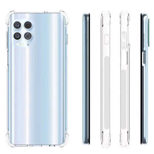 Motorola Moto Edge S - AirPillow Cushion Transparent Soft Clear TPU Four Corners Protective Case - Polar Tech Australia