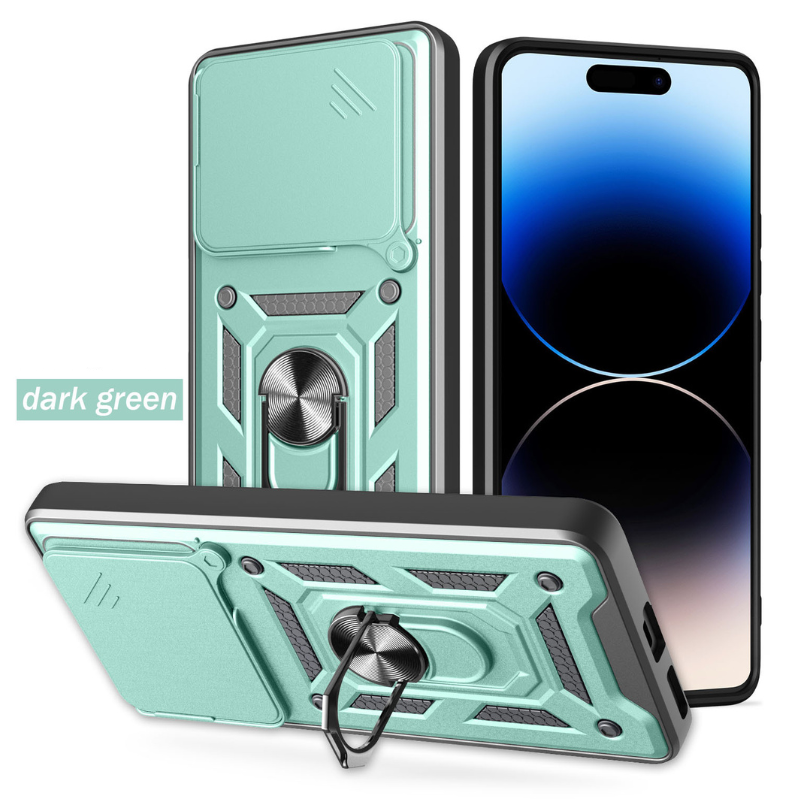 Chargez l&#39;image dans la visionneuse de la galerie, [Built-in Metal Kickstand][With Lens Cover] Nothing Phone (3a)/Pro Full-Cover Shockproof Protective Case - Polar Tech Australia
