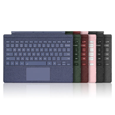 [With RGB Backlit] Microsoft Surface Pro 3/4/5/6/7/7 Plus - Compatible Ultra Thin Wireless Bluetooth Magnetic Touch Keyboard