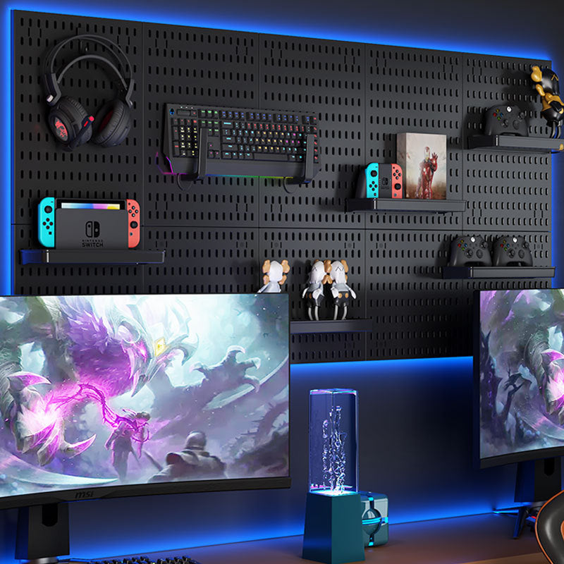 Cargue la imagen en el visor de la galería, Revamp Your Space With A Versatile Pegboard Kit - Effortlessly Organize Home, Office, And Gaming Setup With Customizable Hanging Solutions
