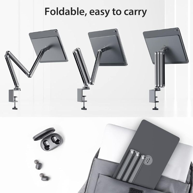 Cargue la imagen en el visor de la galería, KUXIU X36 iPad Magnetic Tablet Stand Aluminum Alloy Boom Arm Adjustable Tablet Stand - EdgeFollow
