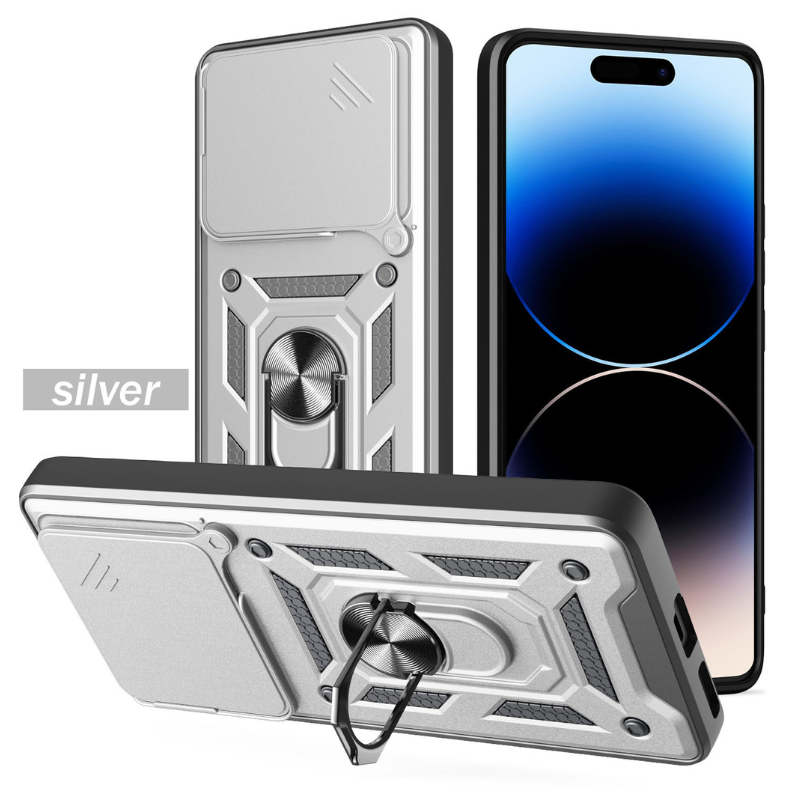 Chargez l&#39;image dans la visionneuse de la galerie, [Built-in Metal Kickstand][With Lens Cover] Nothing Phone (3a)/Pro Full-Cover Shockproof Protective Case - Polar Tech Australia
