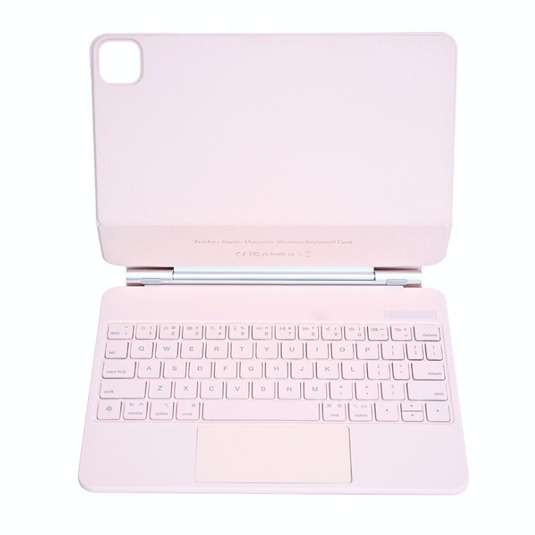 Magic Magnetic Floating Trackpad Wireless 7 Multi-Color Backlit Keyboard Case for Apple iPad Pro 12.9" 3rd/4/5/6th & Air 13” M2/M3 (2024/2025)