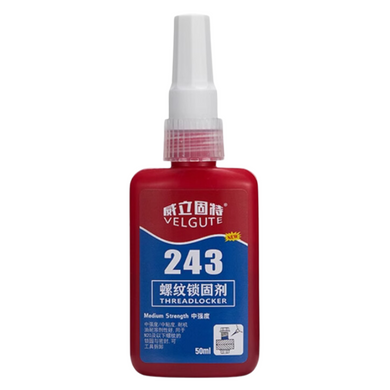 [VELGUTE 243] 50ml Adhesive Threadlocker For aerospace model applications - Polar Tech Australia