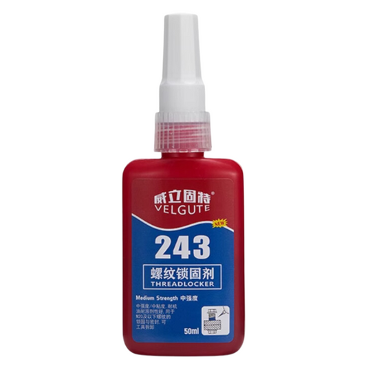 [VELGUTE 243] 50ml Adhesive Threadlocker For aerospace model applications - Polar Tech Australia
