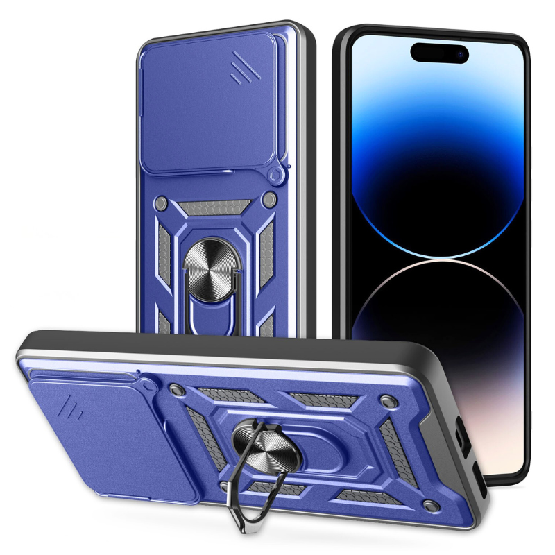 Chargez l&#39;image dans la visionneuse de la galerie, [Built-in Metal Kickstand][With Lens Cover] Nothing Phone (3a)/Pro Full-Cover Shockproof Protective Case - Polar Tech Australia

