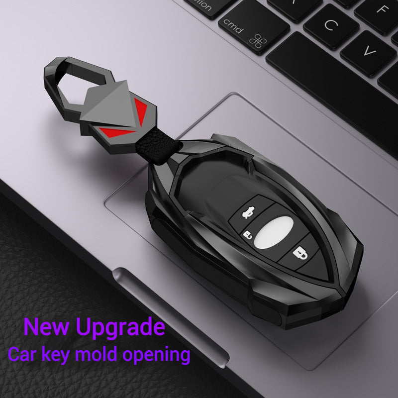 Cargue la imagen en el visor de la galería, Subaru Mech-style Metal + TPU Full Protection Car Key Fob Case Cover For Outback, Forester, Impreza, WRX, XV, Crosstrek, Legacy

