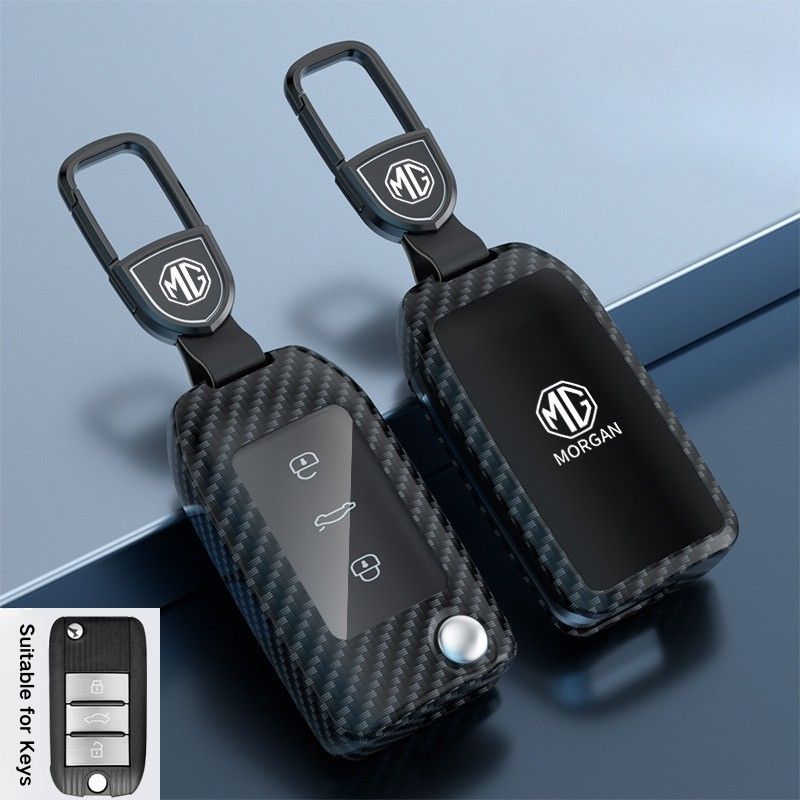 Chargez l&#39;image dans la visionneuse de la galerie, MG Zinc Alloy + TPU Smart Car Key Fob Case Cover For MG3, MG5, MG6, MG7, GT, GSF, ONE, ZS, EV EZS, HS, EHS,ONE - Polar Tech Australia
