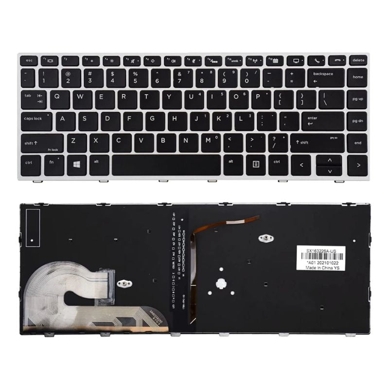 Cargue la imagen en el visor de la galería, HP Zbook 14U 745 840 846 848 G5 G6 Series - Laptop Keyboard With Back Light US Layout - Polar Tech Australia
