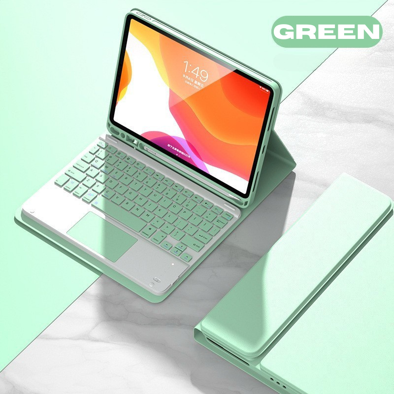 Load image into Gallery viewer, Apple iPad 5/6 9.7&#39;&#39; 5/6th Gen (2017/2018) Smart Wireless Keyboard Flip Case With Backlit - i-Station Mobile Phone &amp; Electronic Device Repair and Accessories
