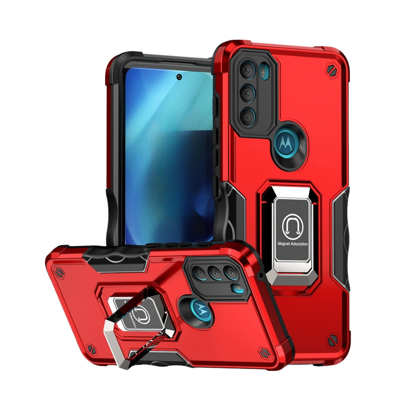 Cargue la imagen en el visor de la galería, Motorola Moto G50 5G - Non-slip Shockproof Armor Phone Case with Ring Holder
