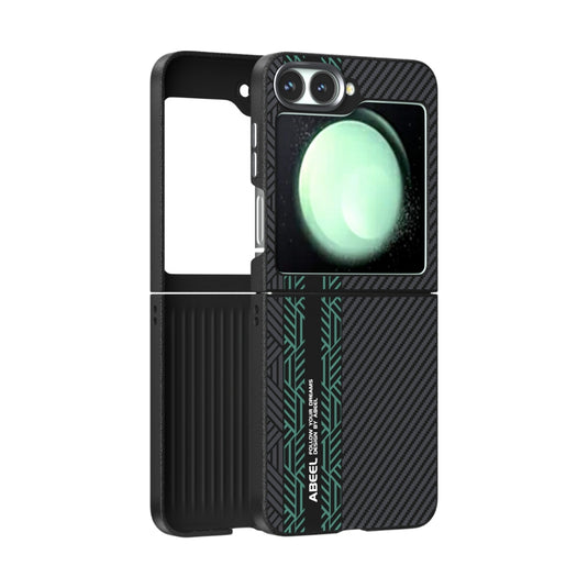 Samsung Galaxy Z Flip 6 (SM-F741)  - Carbon Fiber Series 6D Micro Relief MagSafe Phone Case