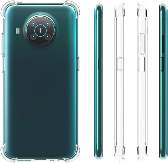 Nokia X10/X20/X100 - AirPillow Cushion Transparent Soft Clear TPU Four Corners Protective Case - Polar Tech Australia