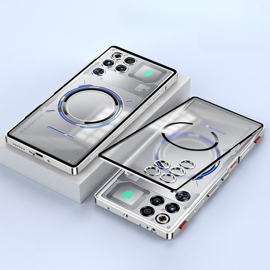 ZTE nubia RedMagic 11 Pro / 11 Pro Plus - Single sided Snap Buckle Metal Frame Frosted MagSafe Phone Case - Polar Tech Australia