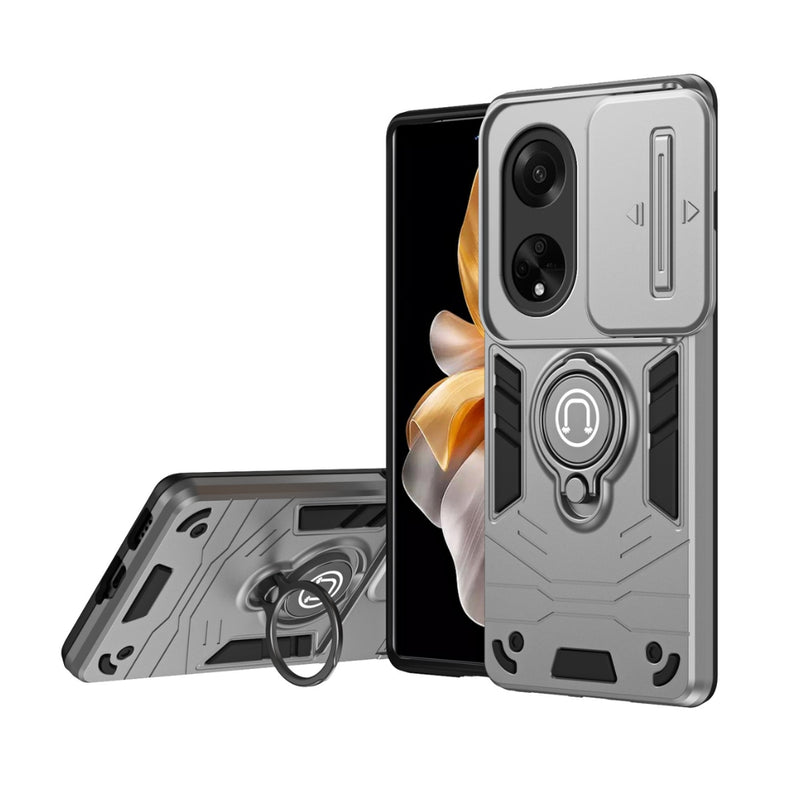Load image into Gallery viewer, OPPO A78 4G (CPH2565) - Heavy Duty Ring Holder Case with Shockproof &amp; Camera Guard Design - Polar Tech Australia

