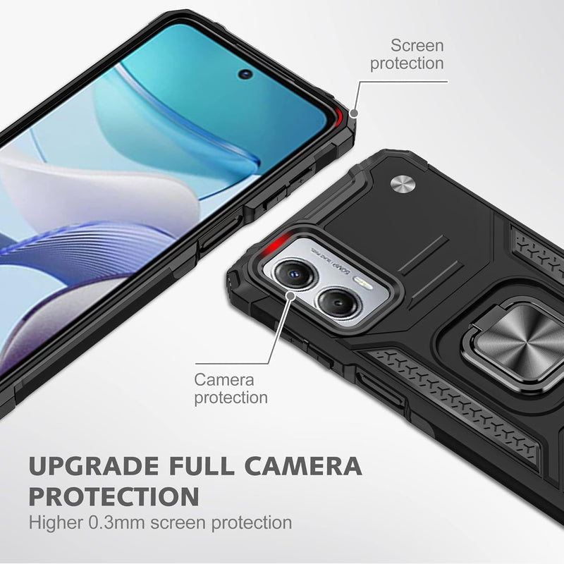 Load image into Gallery viewer, [Magnetic Rotable Kickstand] Motorola Moto G53 - Shield Shockproof Rugged Heavy Duty Case - Polar Tech Australia
