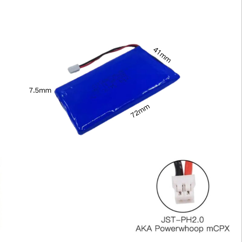 Load image into Gallery viewer, [PH2.0-JST Connector][754170] Universal 3000mAh 3.7V Rechargeable Li-Ion Lithium Polymer Battery - Polar Tech Australia
