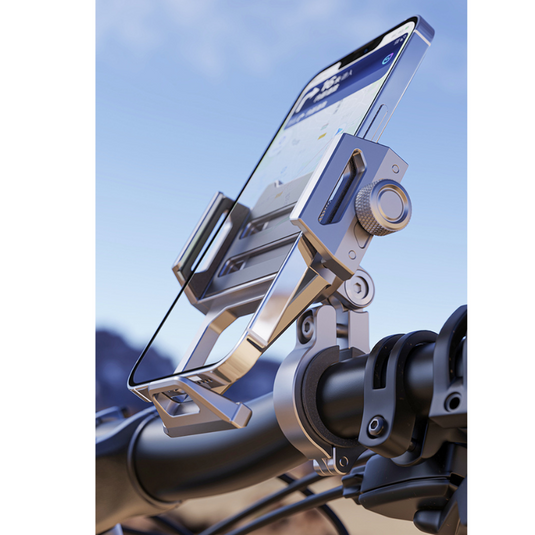 [Z05] Boneruy Motorcycle Phone Mount – Anti-Shock Navigation Holder Bicycle Phone Stand - Polar Tech Australia