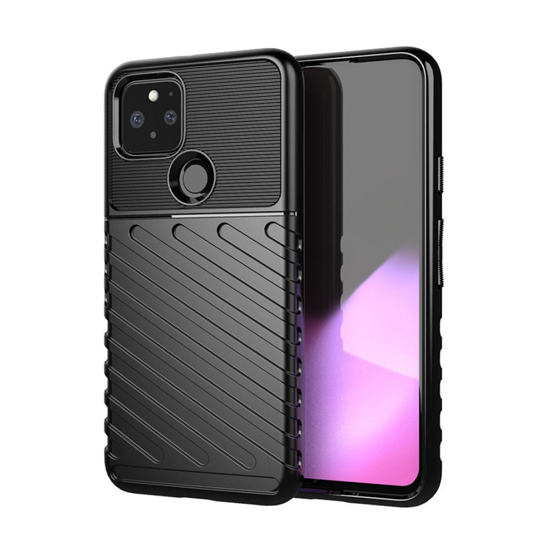 Load image into Gallery viewer, Google Pixel 5 - Thunder Series Twill Texture Thickened Anti-fall Protection TPU Case
