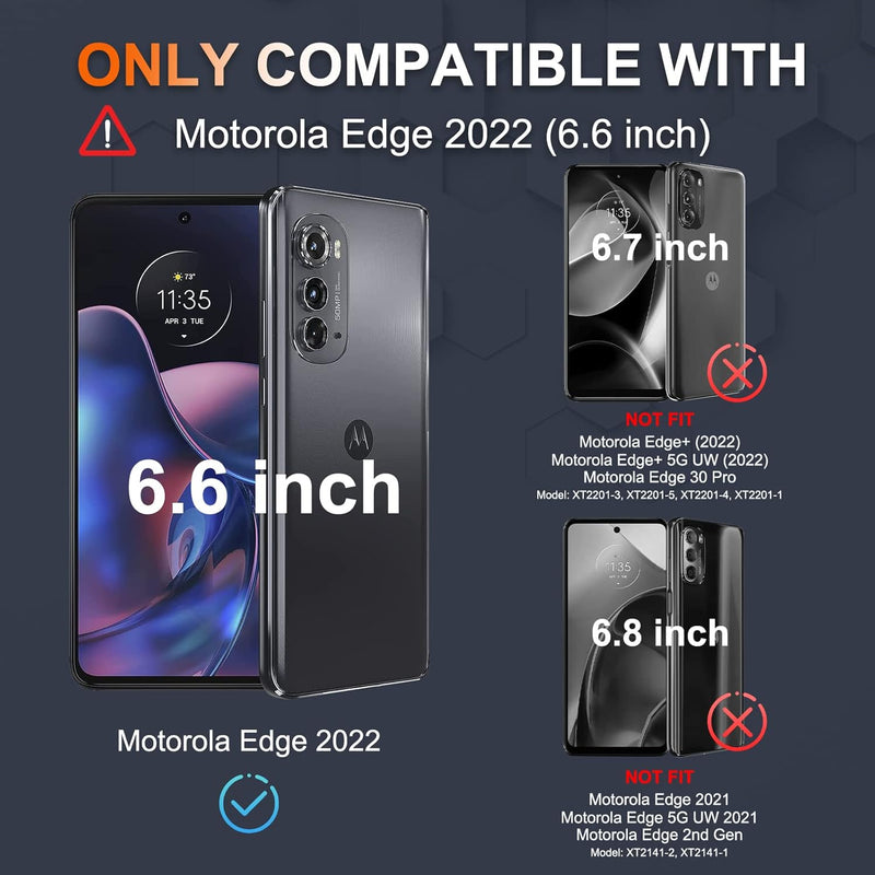 Load image into Gallery viewer, [Magnetic Ring Kickstand][Camera Cover] Motorola Moto Edge 2022 - Shield Shockproof Rugged Heavy Duty Case - Polar Tech Australia
