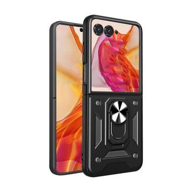 Motorola Moto Razr 2024 - Armor Ring Holder TPU Hybrid PC Phone Case - Polar Tech Australia