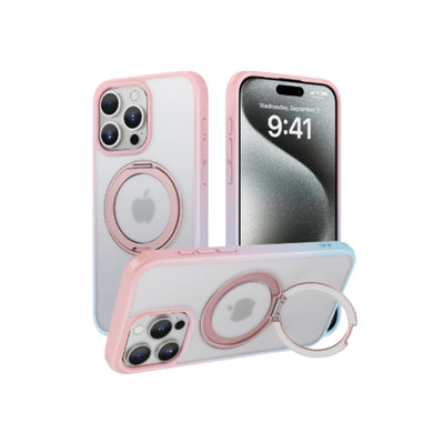 [Magsafe Compatible][Foldable Kick Stand Ring] Apple iPhone 16/16 Plus/16 Pro/16 Pro Max - Soft Skin Heavy Duty Drop Proof Case - Polar Tech Australia