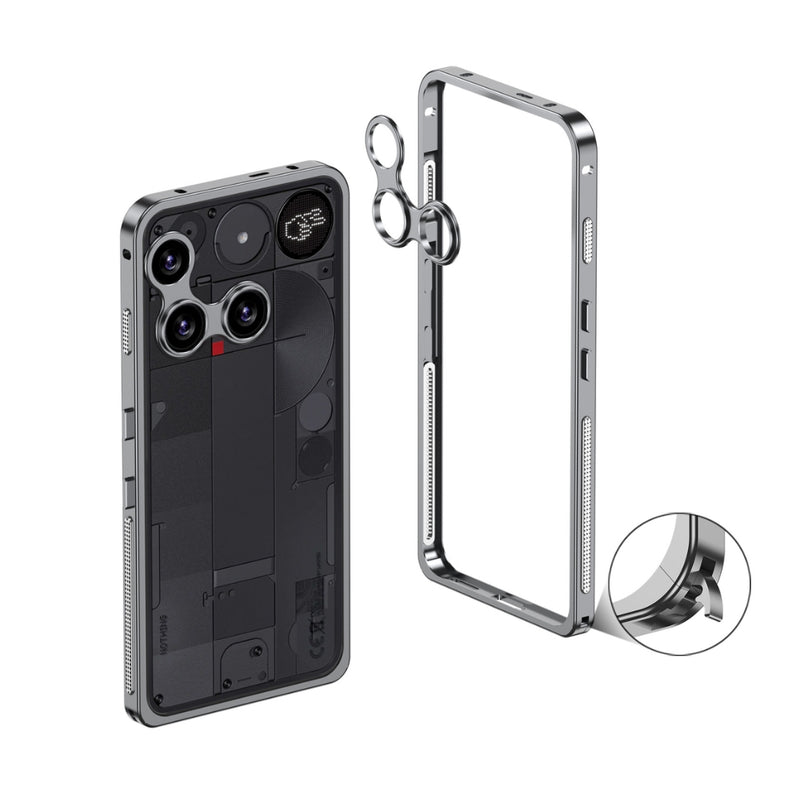 Load image into Gallery viewer, Nothing Phone (3) - Metal Frame Heat Dissipation Phone Case with Camera Guard Ring - Polar Tech Australia

