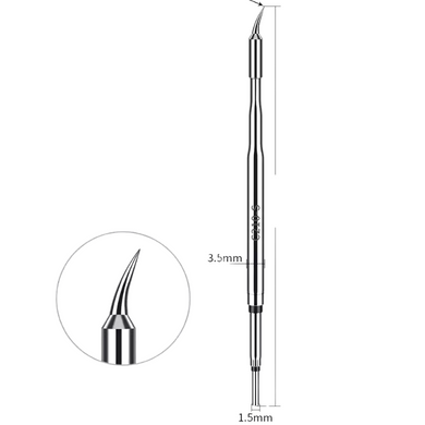 [LXZ924211] C210 Soldering Iron Tip Replacement Compatible with JBC T26 Soldering Station Handle, Soldering Iron, Soldering Bent Tip Knife Head - Polar Tech Australia